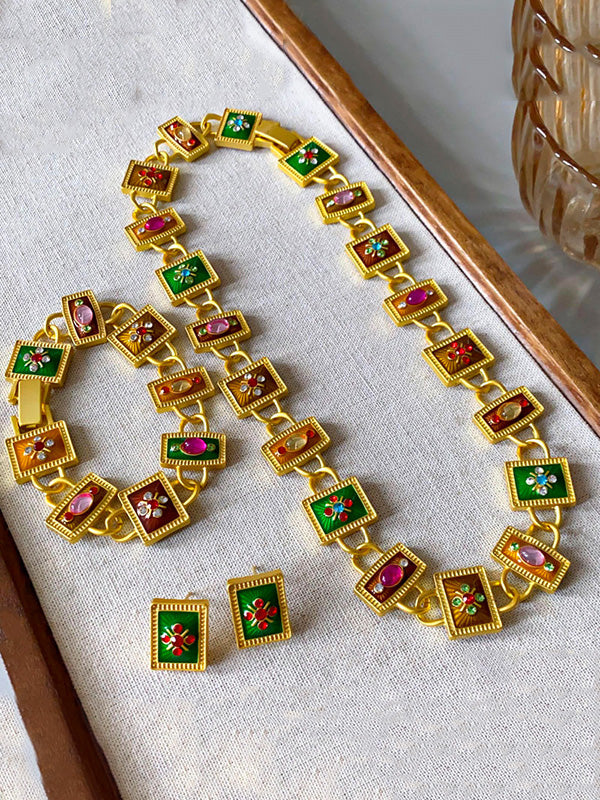 Bracelet géométrique