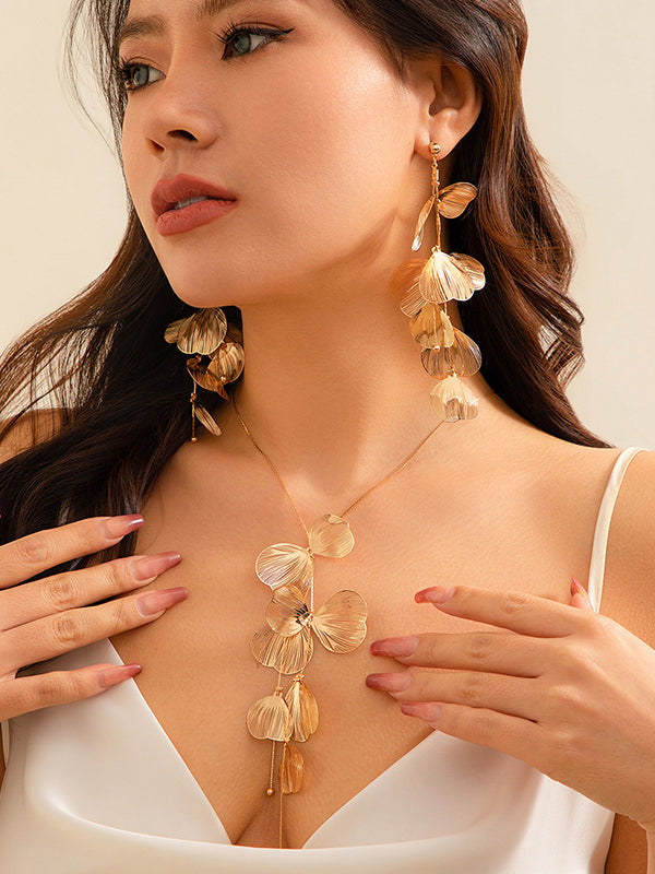 Collier en forme de fleur