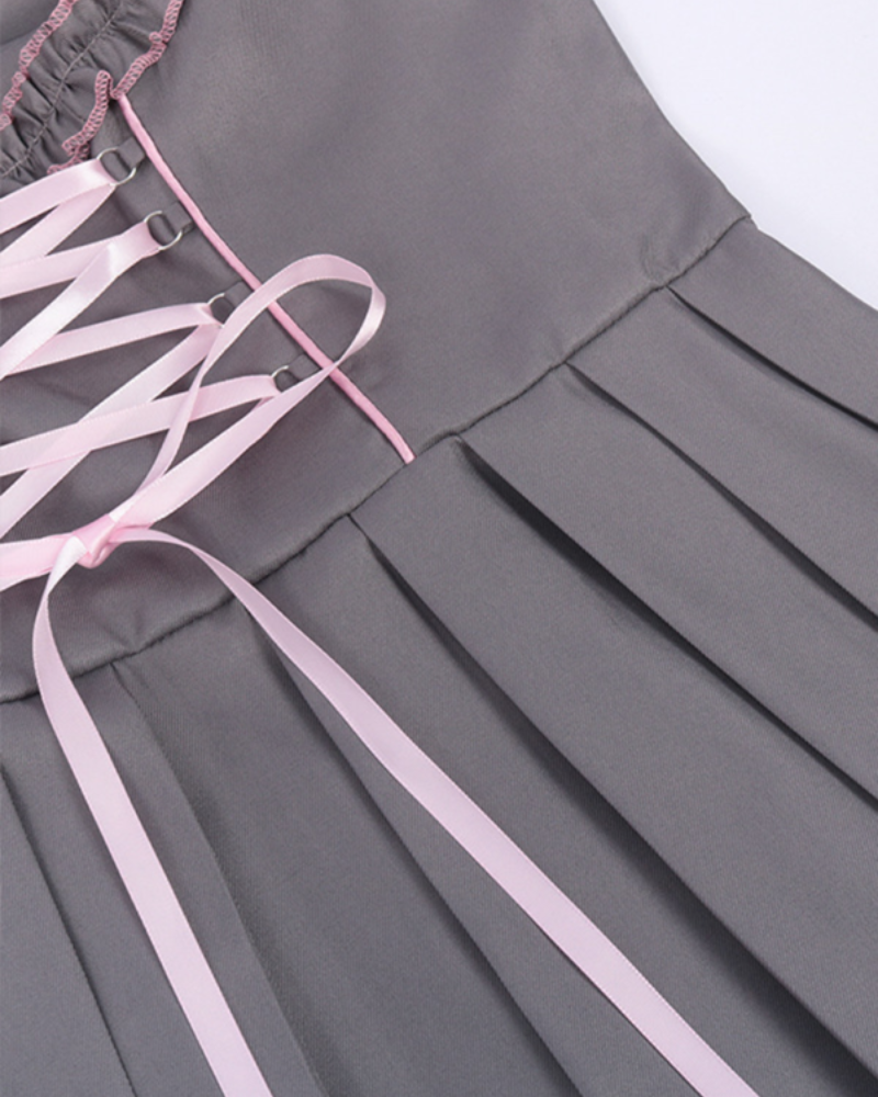 Robe d'été traditionnelle pour femmes | Midi Dirndl en rose