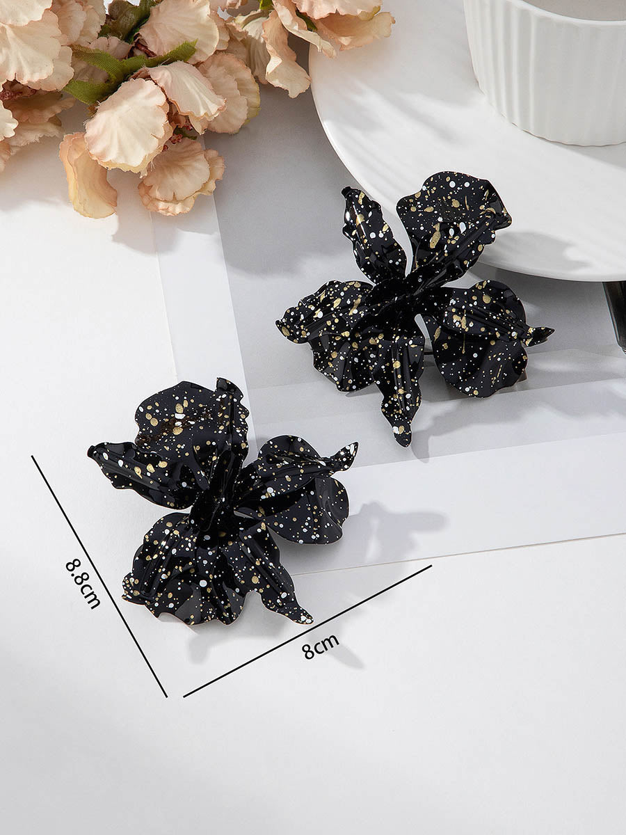 Boucles d'oreilles en forme de fleur