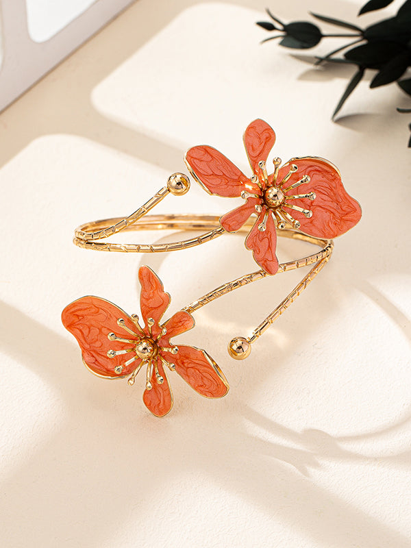 Bracelet réglable en forme de fleur