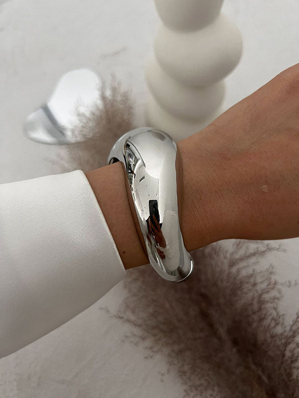 Bracelet géométrique couleur unie