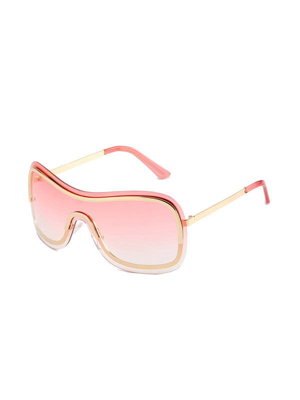 Lunettes de soleil géométriques anti-UV
