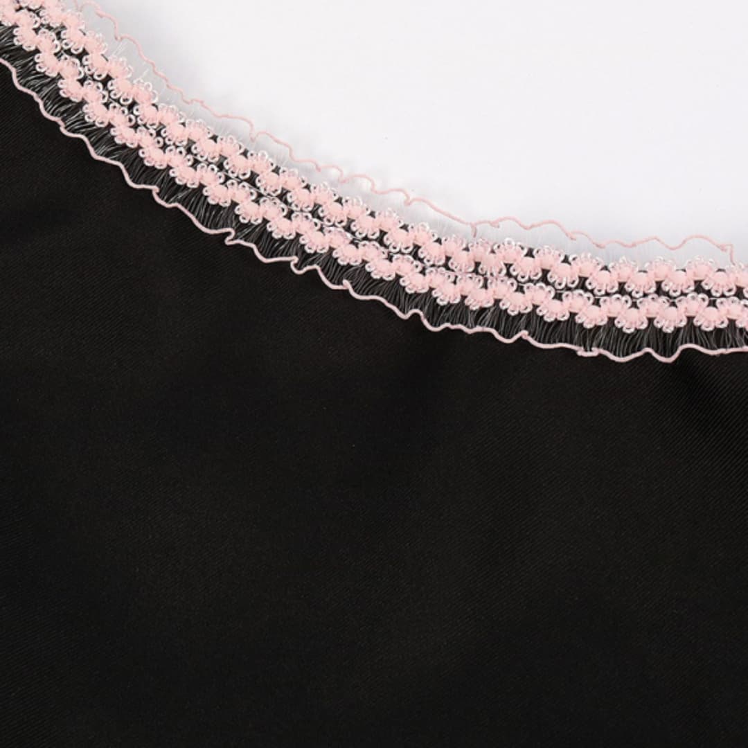 Robe Dirndl brodée avec ceinture en satin pour femmes - Oktoberfest 2025