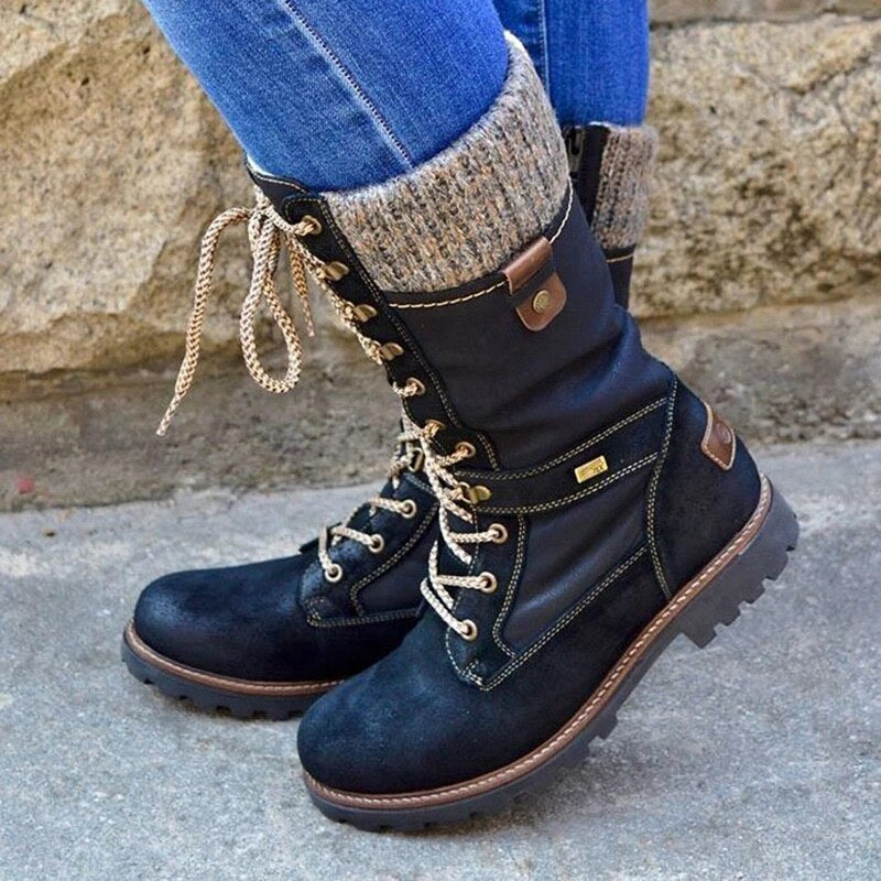 Bottes anti-dérapantes élégantes, confortables et durables pour femmes