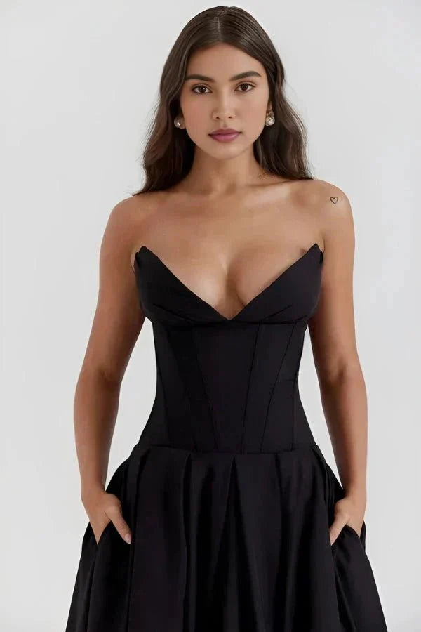 Larissa | Robe Midi Corset Femme pour Occasions Spéciales – Corset Midi Élégant 2026