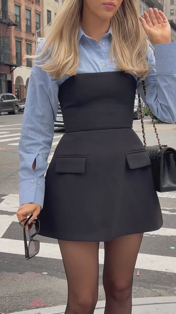 Romana | Robe Mini A-Ligne Sans Bretelles pour Femmes