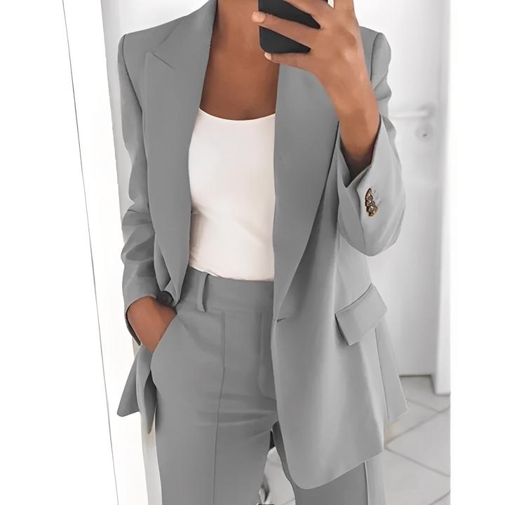 Alexes - Costume pour femmes avec blazer et pantalon