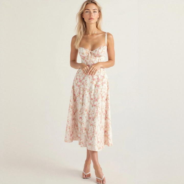 Liana - Robe midi chic