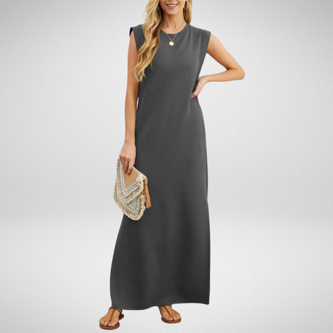 Diana | Robe maxi sans manches pour occasions élégantes
