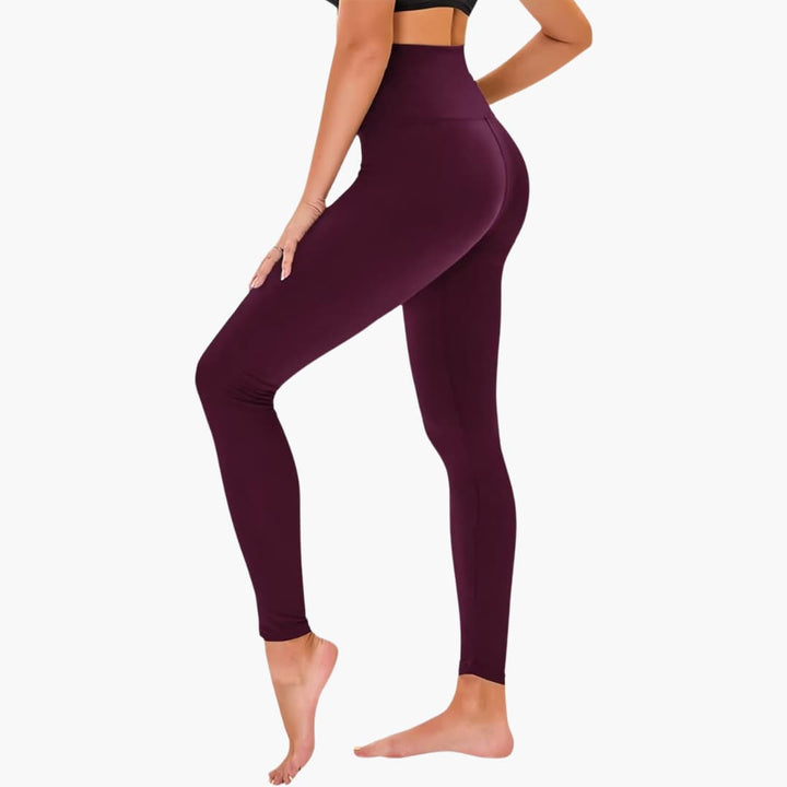 Leggings pour femmes avec motif léopard et taille haute en matière extensible
