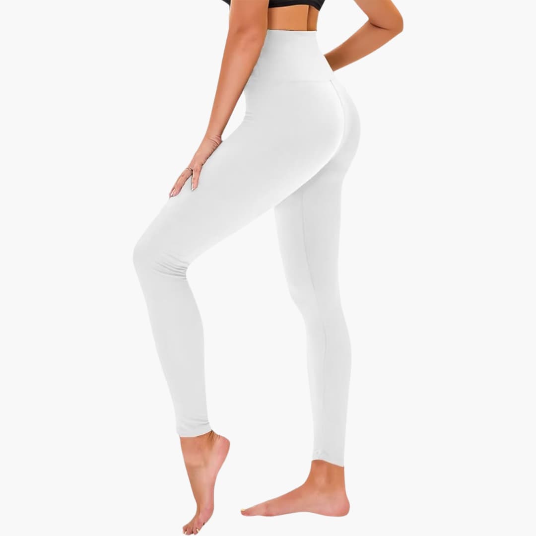 Leggings pour femmes avec motif léopard et taille haute en matière extensible