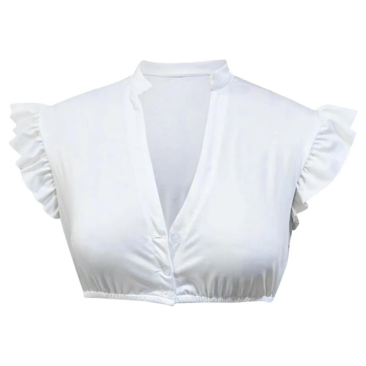 Blouse Dirndl Femme Oktoberfest | Blanche et Traditionnelle