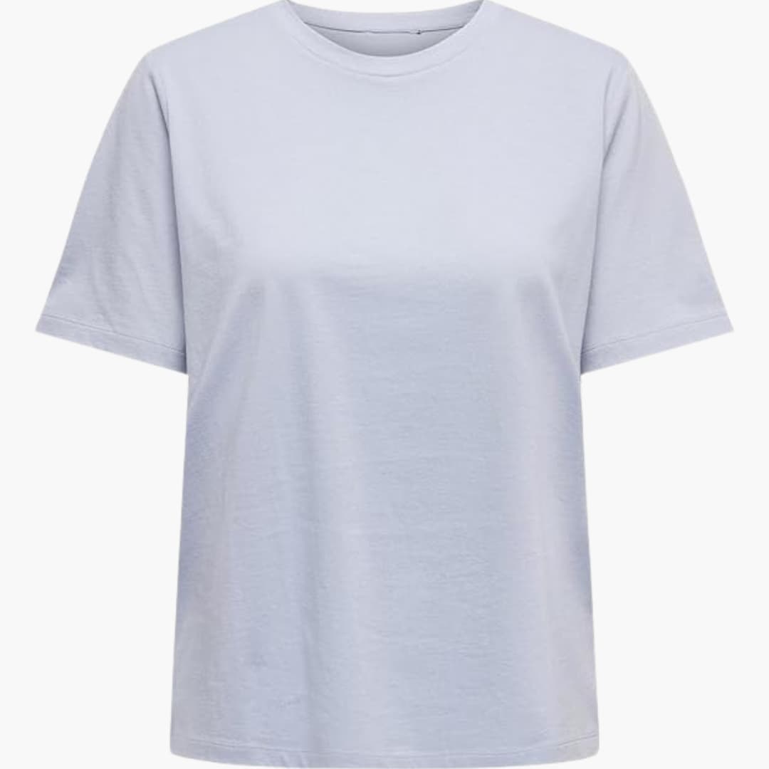 T-shirt pour femmes avec col rond et manches courtes