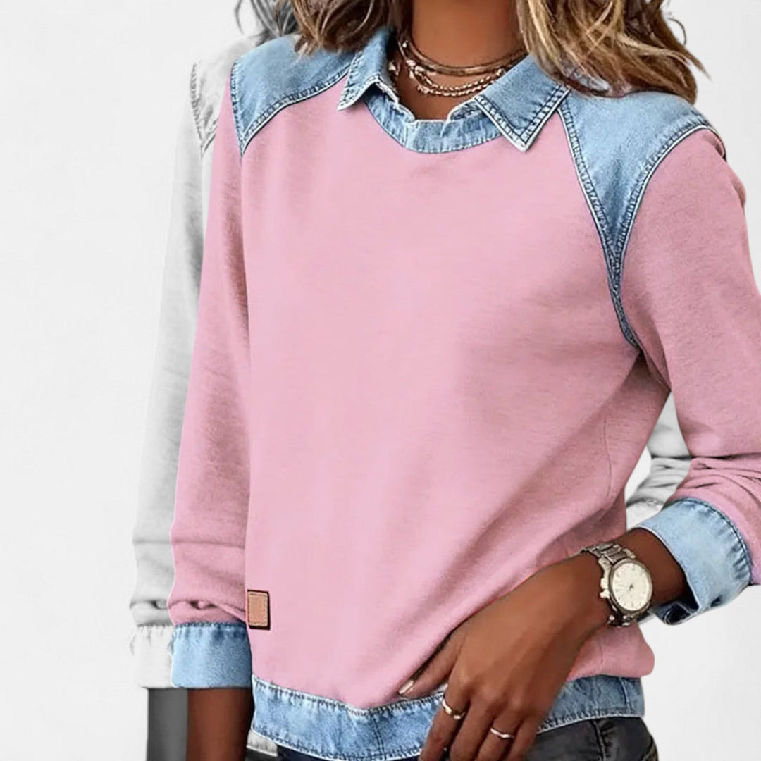 Lina | T-shirt à manches longues pour femmes moderne et chic