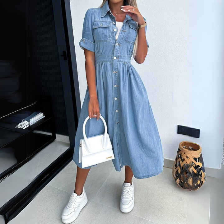Alissa - Robe en jean tendance pour femmes