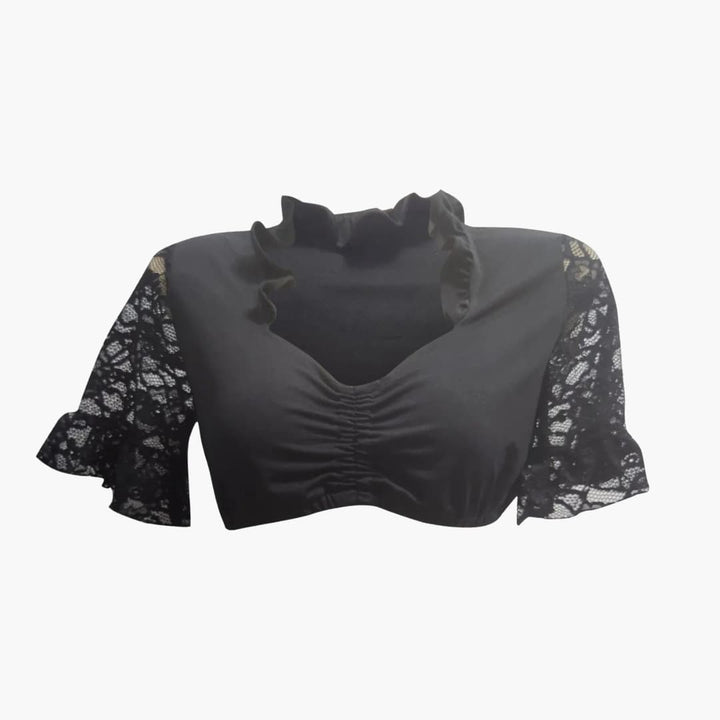 Blouse Dirndl à manches en dentelle pour femmes - Oktoberfest 2025