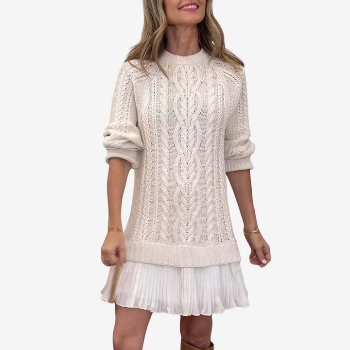 Trivora™ - Robe en Tricot Élégante et Chaude