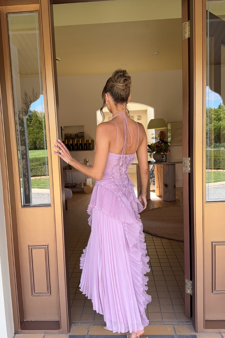 Yuna | Robe Maxi Paillettes Décolleté en V Dos Nu Robe de Soirée