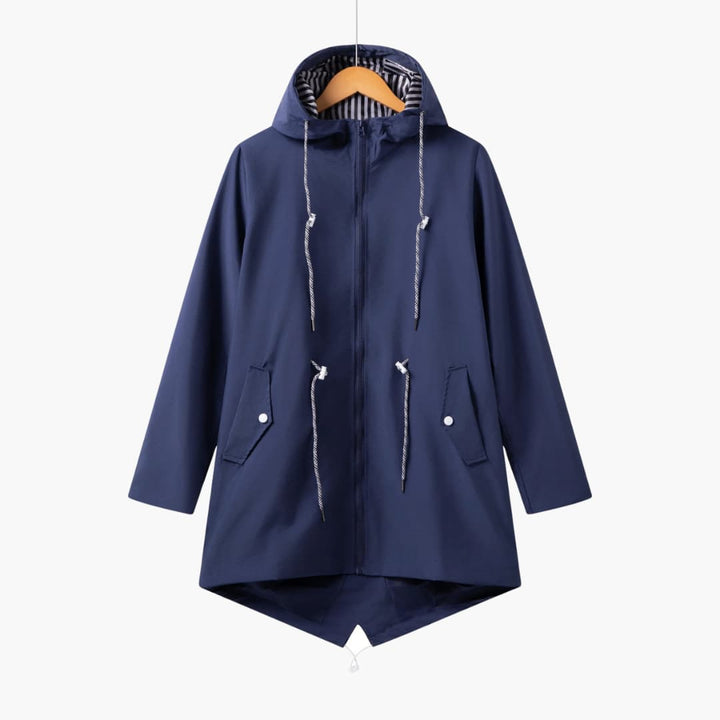 Trench-coat à capuche pour femmes