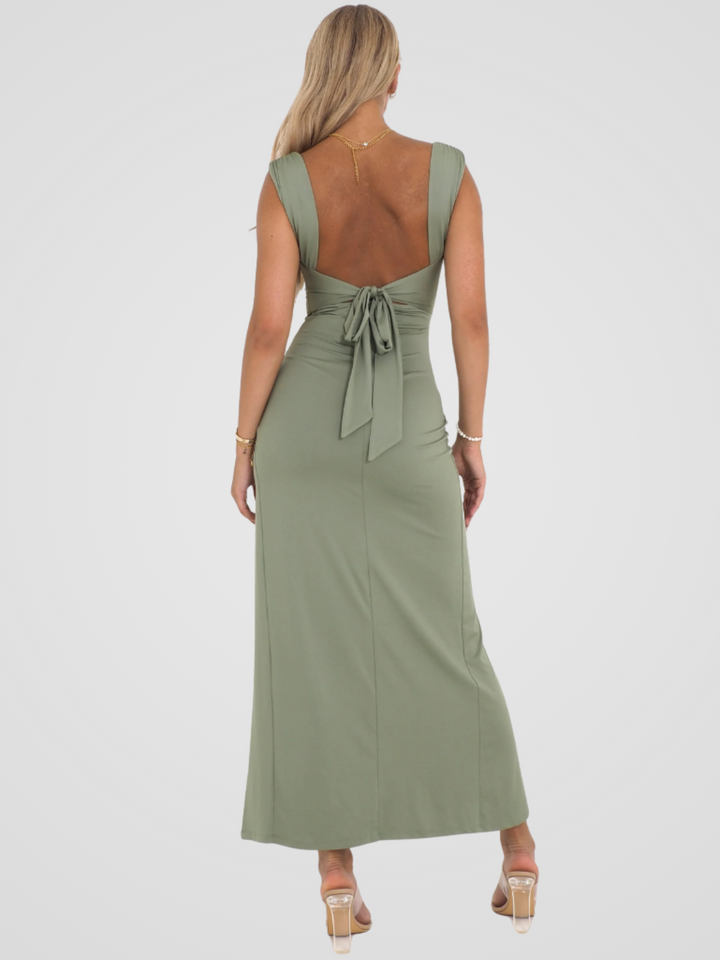 ROBE MAXI VERDE VIBE