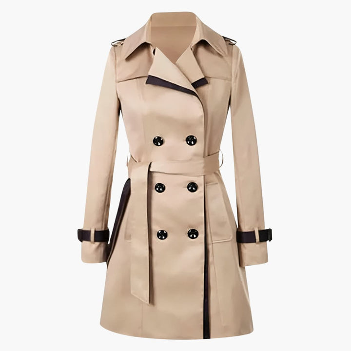 Trench-coat avec ceinture pour femmes