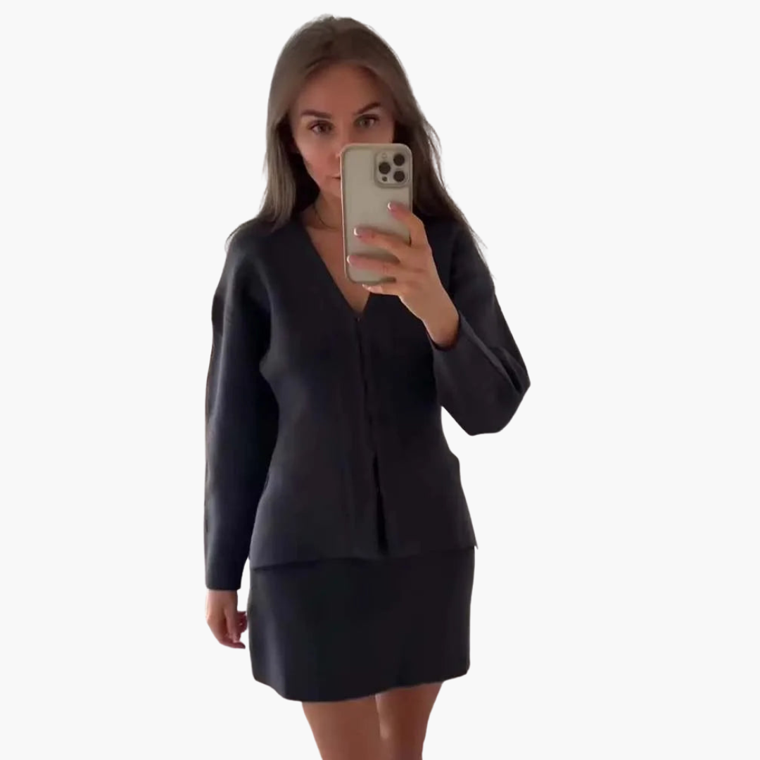 Ensemble tricoté pour femmes – élégant et à la mode