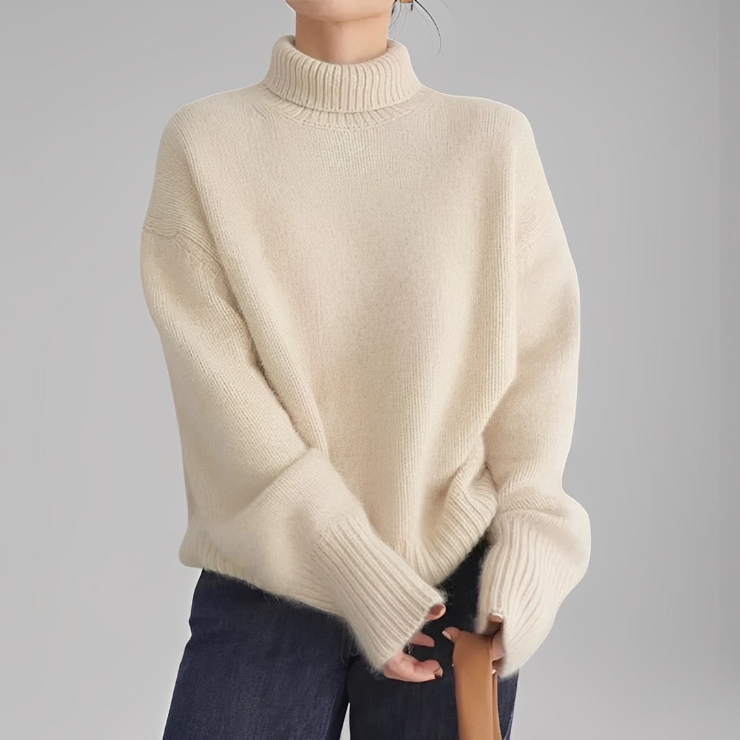Anaise - Pull à col roulé pour femmes au style élégant