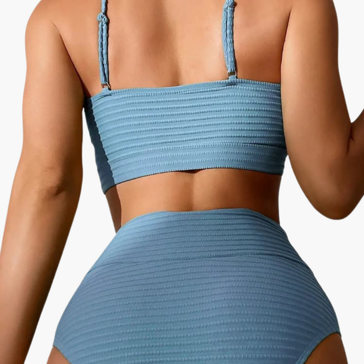 Ensemble de Bikini - Deux pièces pour femmes avec taille haute et style