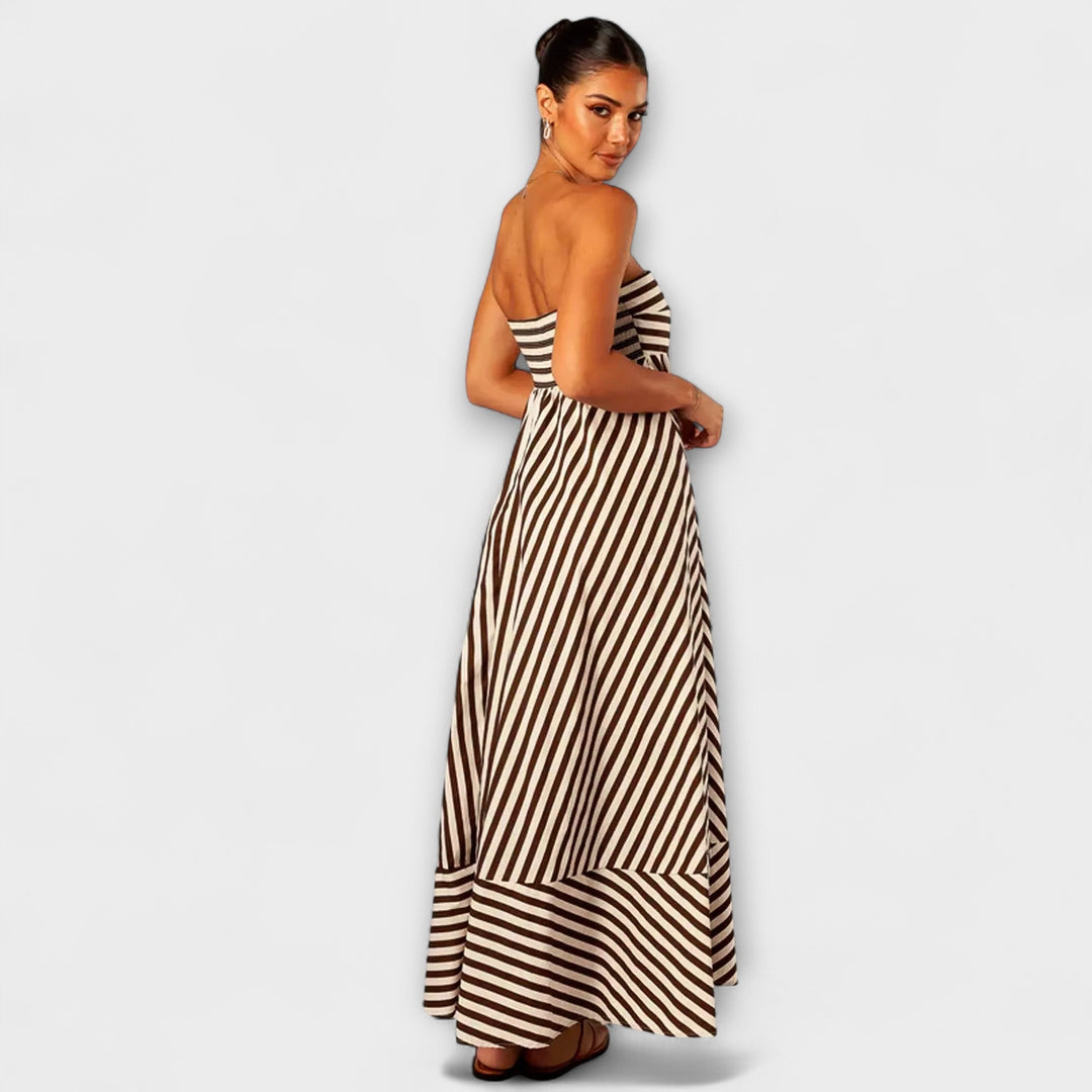 Robe maxi avec t-shirt à volants de Nuit Enchantée