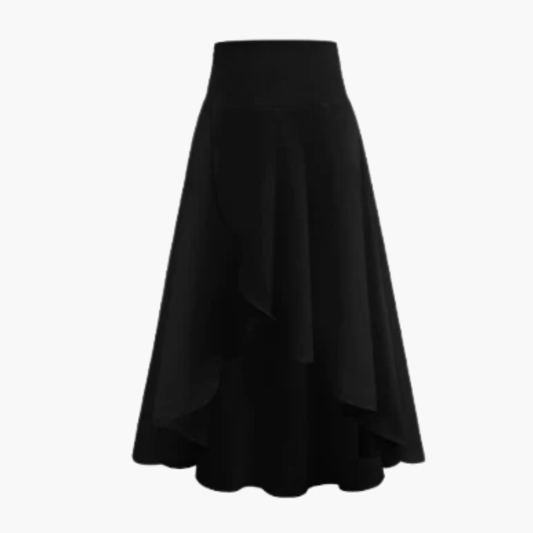 Jupe plissée femme - Jupe midi élégante avec design plissé