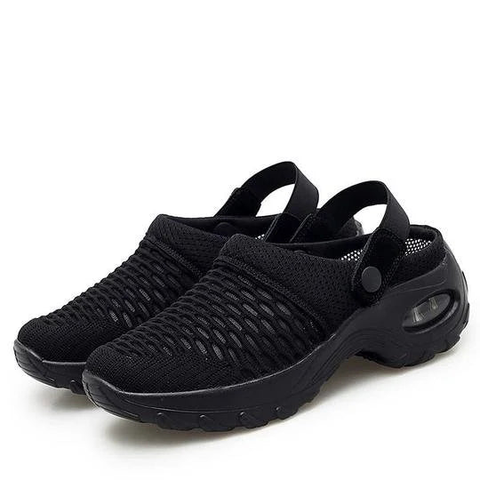 Henrike - Baskets Slip-On pour Femmes avec Mesh et Sangle
