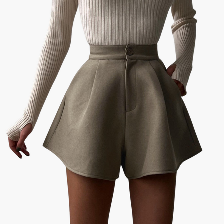 Shorts plissés à coupe large - Chic d'été pour femmes