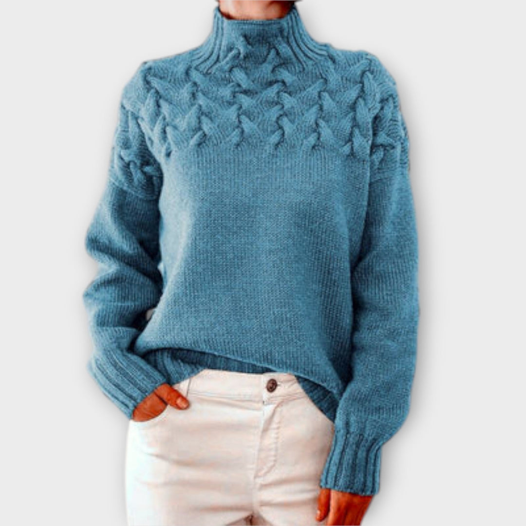 Julia | Pull en tricot torsadé pour femmes élégant et confortable