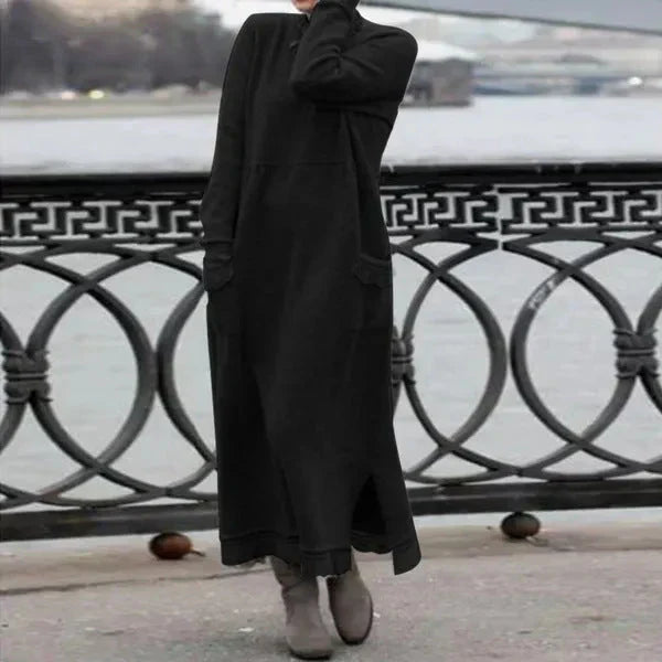 Liana – Robe maxi élégante pour les jours frais