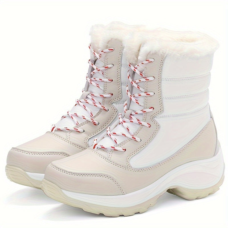 Bottes d'hiver pour femmes | Avec lacets et bout rond