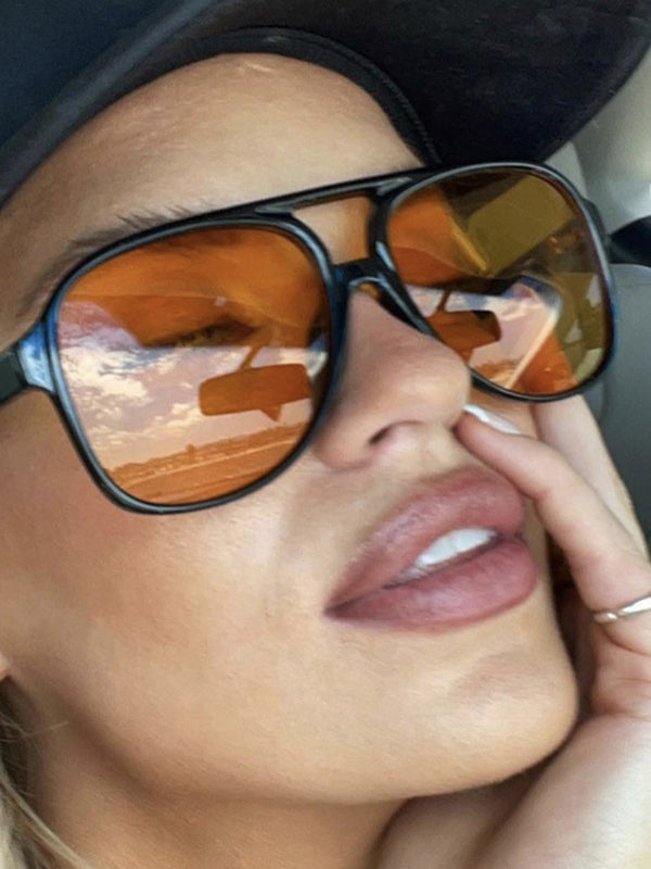 Lunettes de soleil géométriques anti-UV