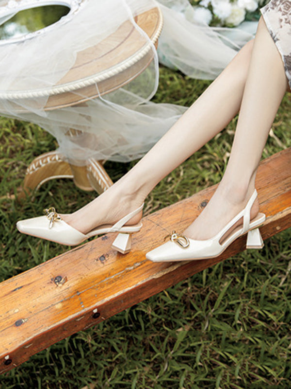 Sandales à bout carré et à empiècements, chaussures à brides