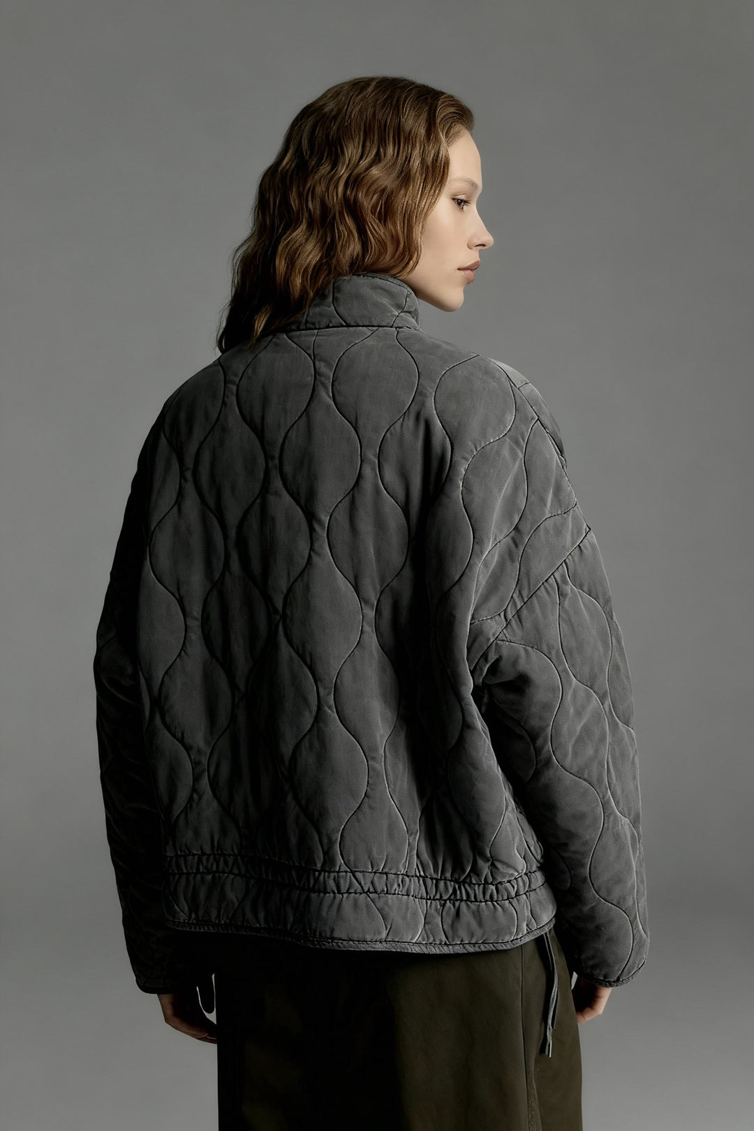 Kyrie | Veste Matelassée Femme Avec Col Haut