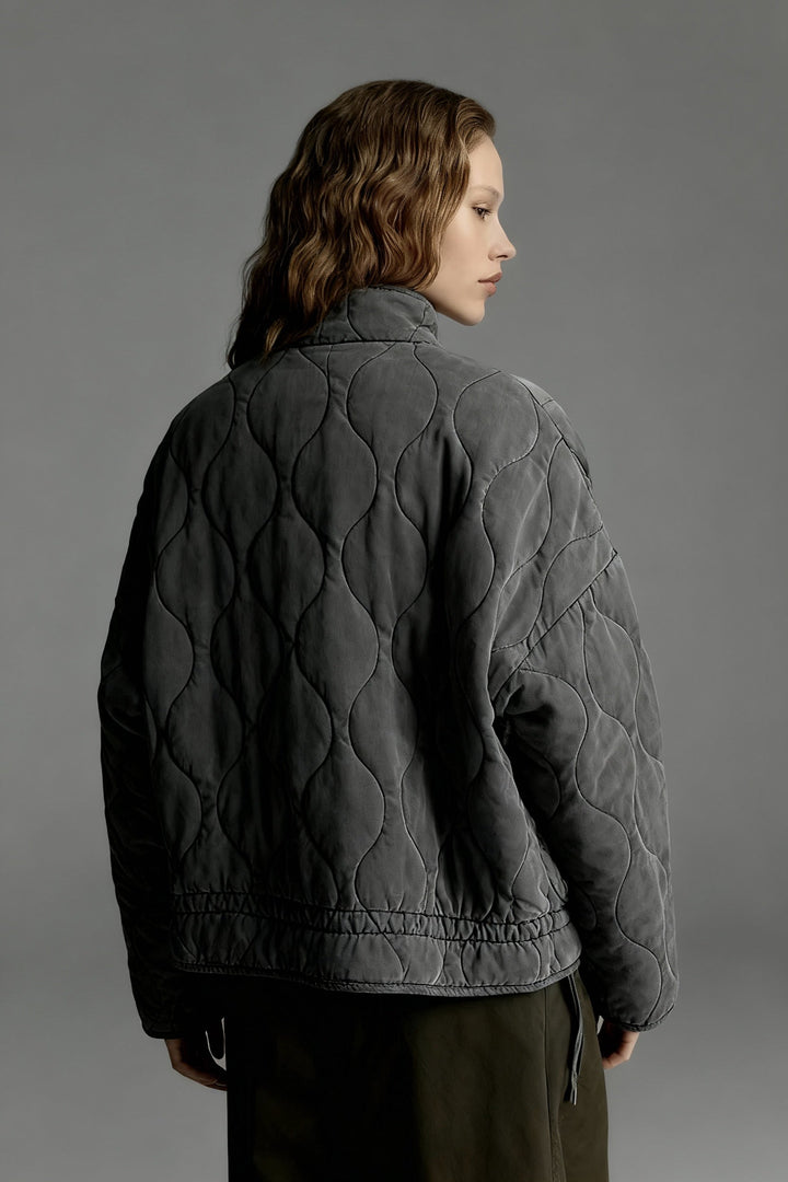 Kyrie | Veste Matelassée Femme Avec Col Haut