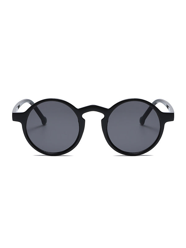 Lunettes de soleil taille ronde, anti-UV