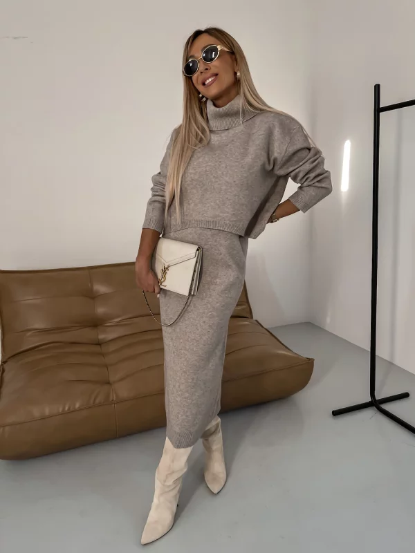 Nicole | Ensemble en tricot d'hiver pour femmes