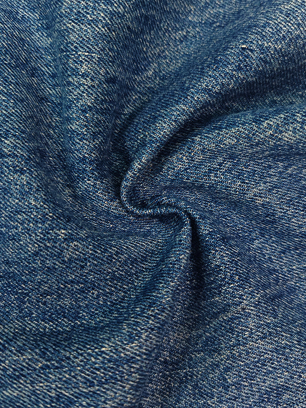 Jean taille haute, à jambes droites, en dégradé, à empiècements