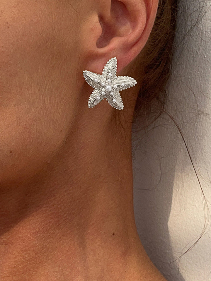 Boucles d'oreilles en forme d'étoile de mer