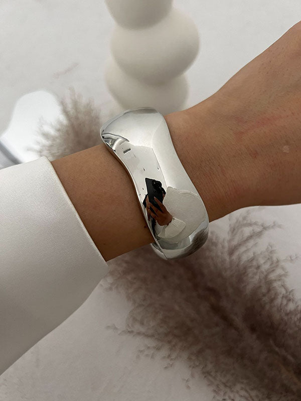 Bracelet géométrique couleur unie