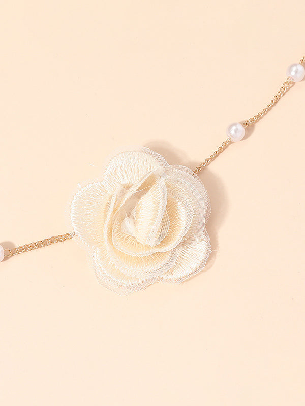 Collier à fleurs en 3D