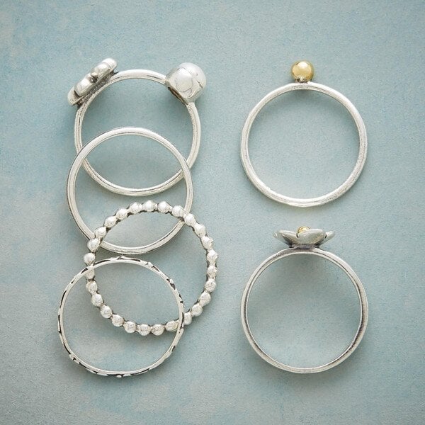 Bague en perles Blume