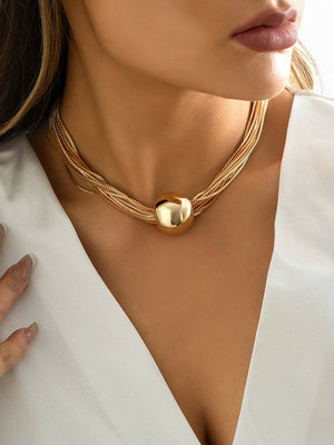 Collier élégant géométrique tendance