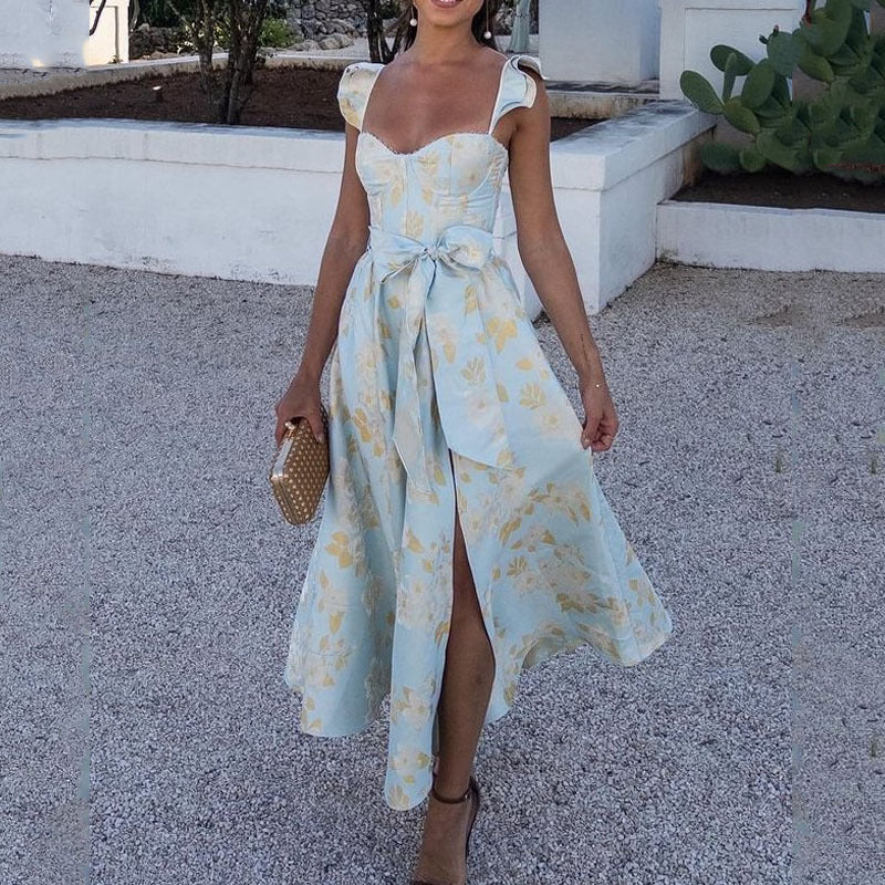Isabella - Robe midi avec imprimé floral romantique et coupe flatteuse