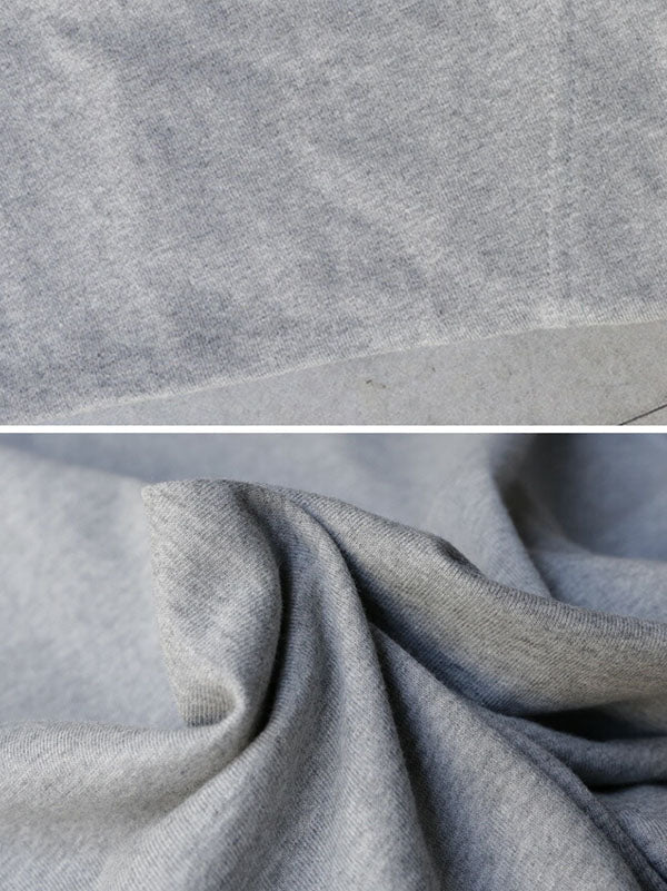 T-shirt urbain noir gris à col haut, à manches longues, oversize